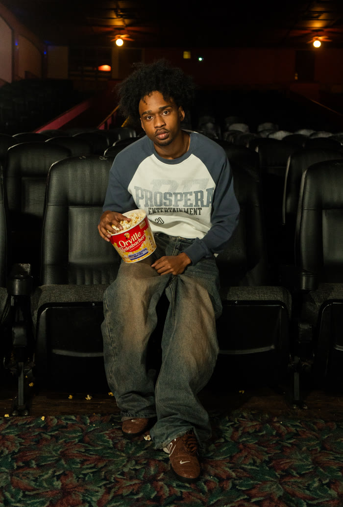 Prospera campaign photo — movie theater shoot