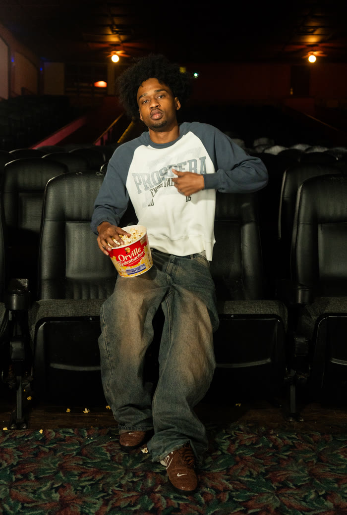 Prospera campaign photo — movie theater shoot